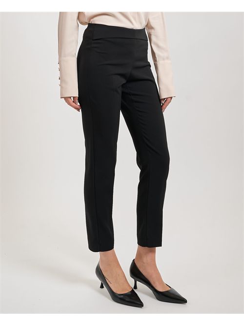 Pantaloni a sigaretta per donna Patrizia Pepe in crepe PATRIZIA PEPE | 8P0730-A6F5K103